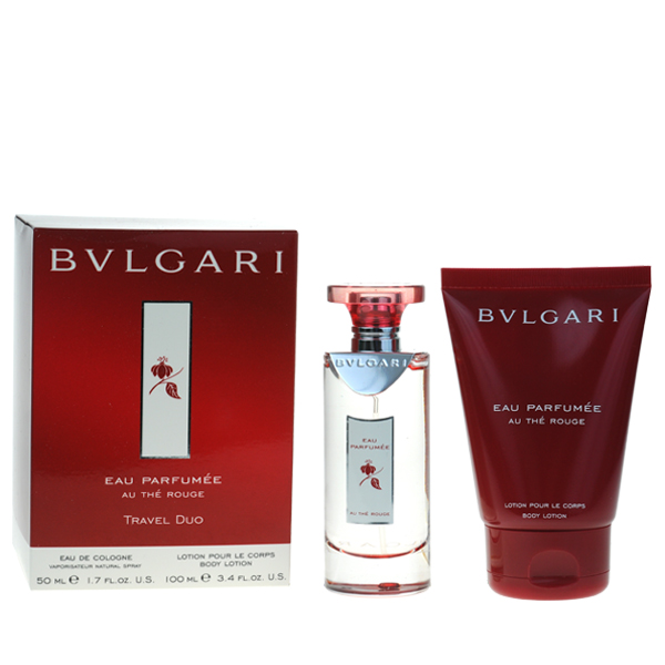 Bvlgari Eau Parfume Au The Rouge Travel Duo 50ml DaisyPerfumes Perfume Aftershave and Fragrance in Ireland